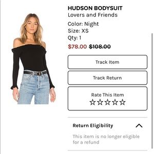 Lovers and friends xs bodysuit